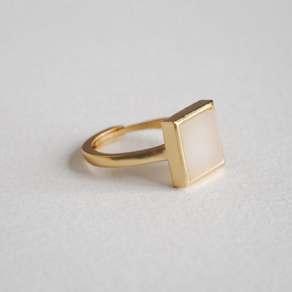 Chalcedony Precious Stone Ring - Image 2