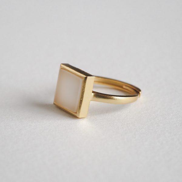 Chalcedony Precious Stone Ring - Image 4