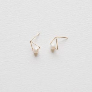triangle earrings